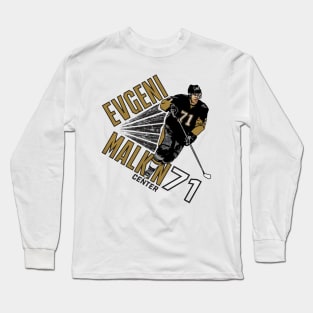 Evgeni Malkin Pittsburgh Point Long Sleeve T-Shirt